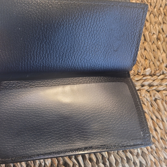Vintage Harley-Davidson Black Leather Billfold Wallet - Picture 2 of 9